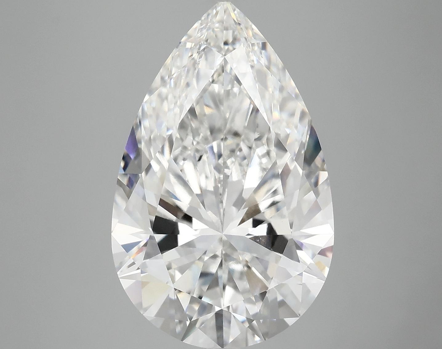 7.17 Carat Pear Shaped Ideal Cut VVS2 IGI Certified Lab Grown Diamond