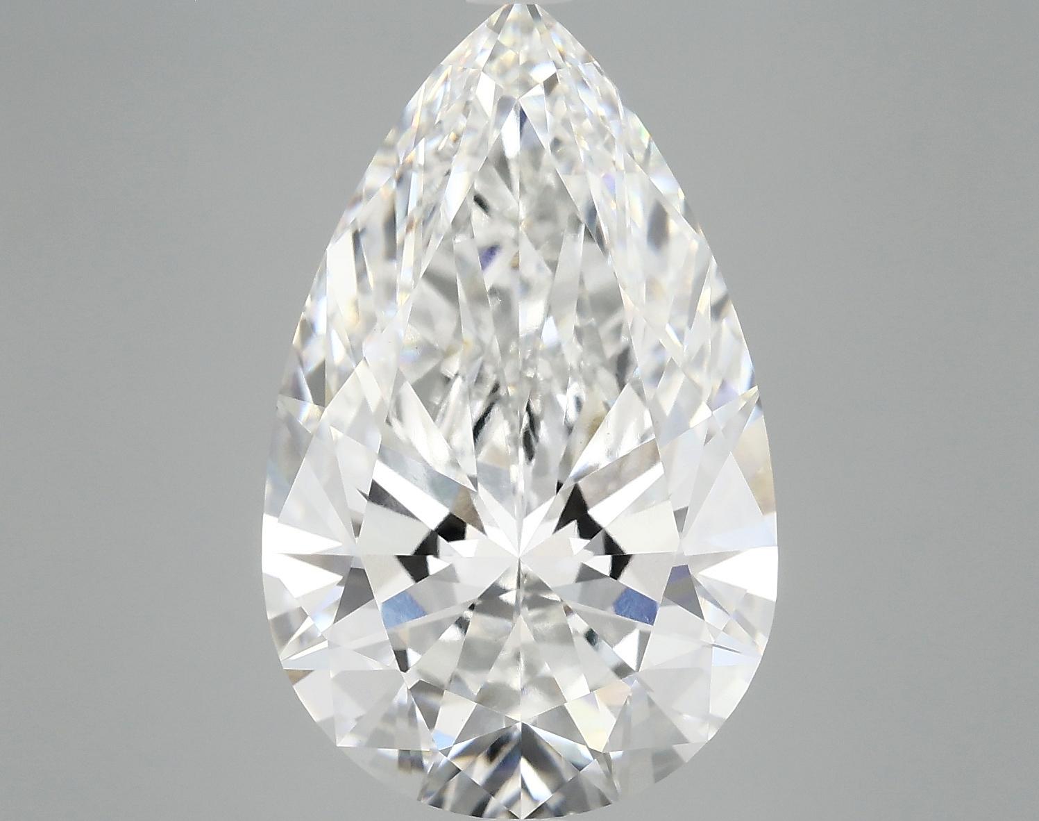 6.8 Carat Pear Shaped Ideal Cut VVS2 IGI Certified Lab Grown Diamond