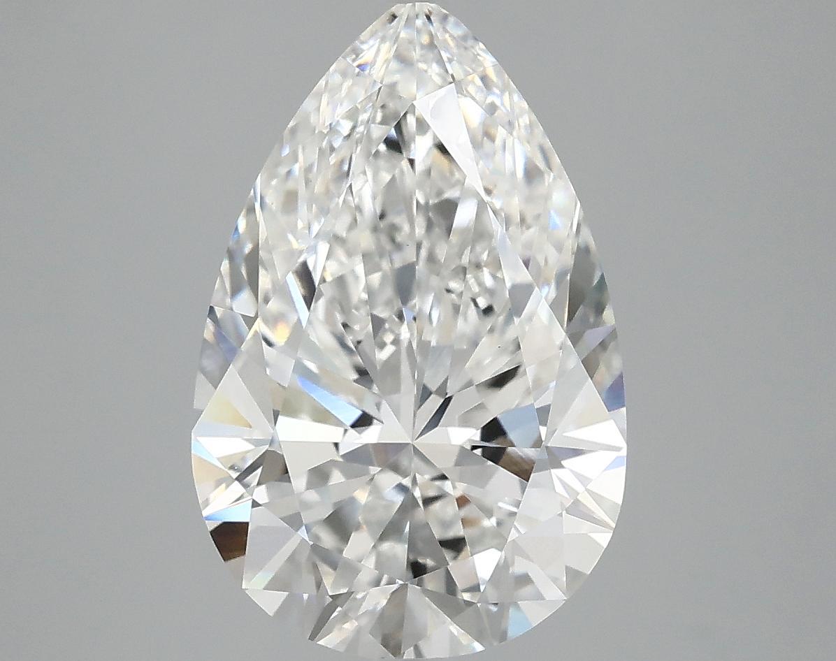 4.05 Carat Pear Shaped Excellent Cut VVS2 IGI Certified Lab Grown Diamond
