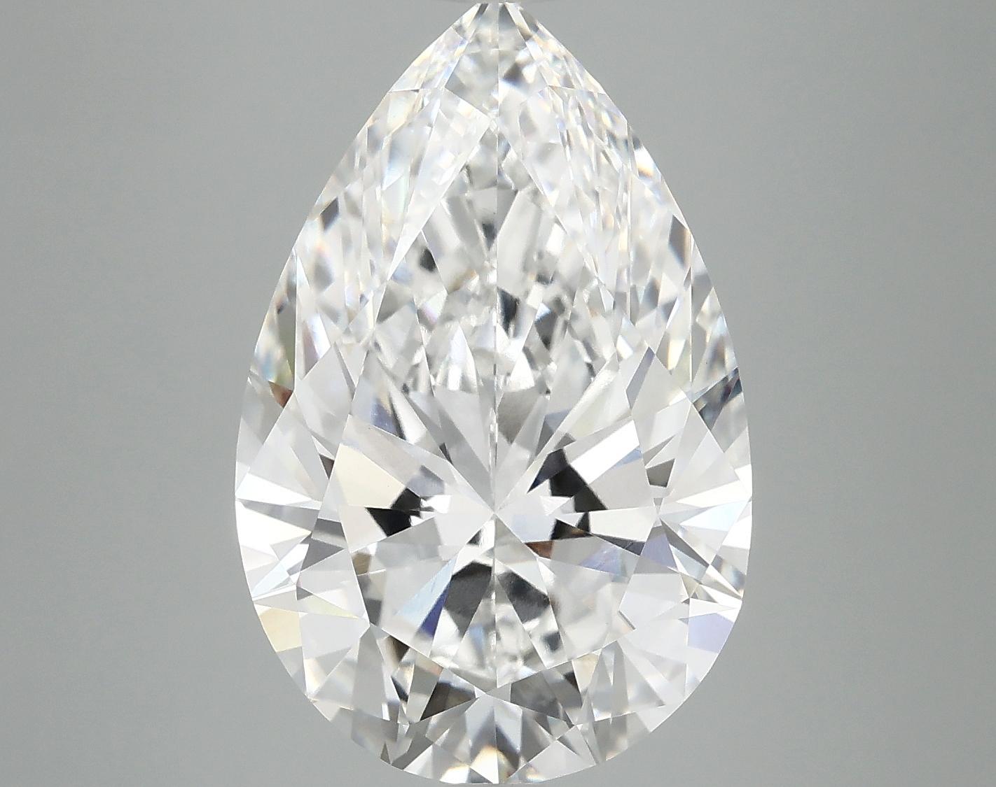 7.13 Carat Pear Shaped Excellent Cut VVS2 IGI Certified Lab Grown Diamond
