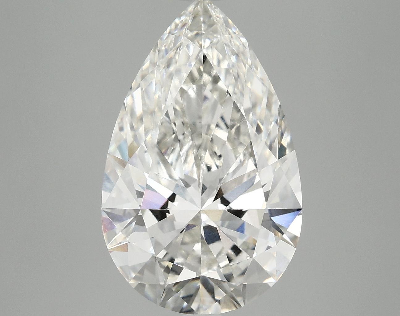 4.91 Carat Pear Shaped Ideal Cut VS1 IGI Certified Lab Grown Diamond