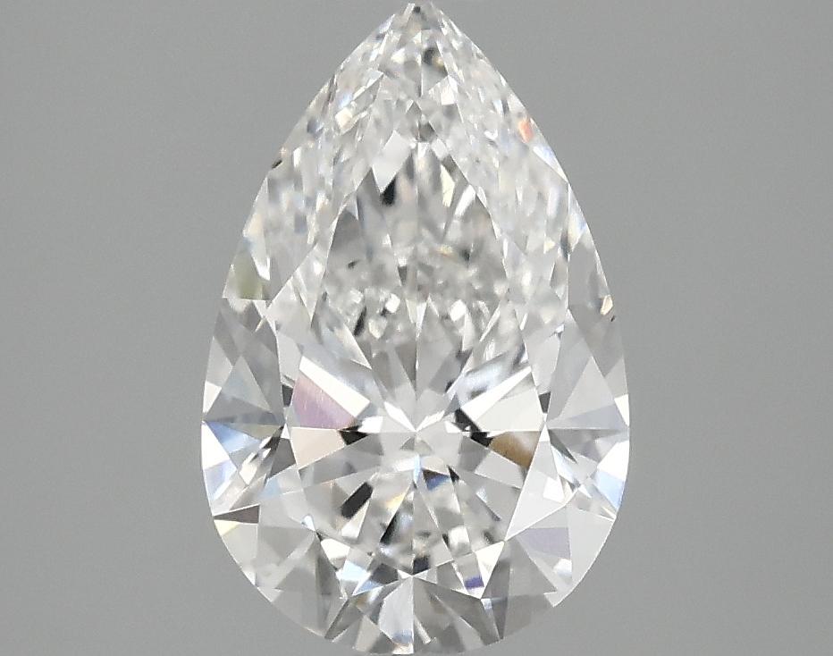 2.07 Carat Pear Shaped Ideal Cut VVS2 IGI Certified Lab Grown Diamond