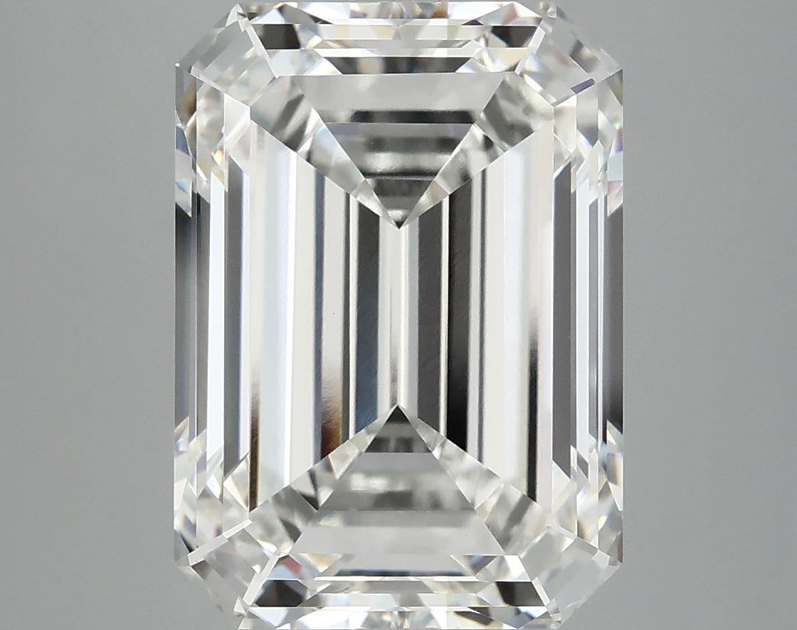 7.07 Carat Emerald Shaped Ideal Cut VVS2 IGI Certified Lab Grown Diamond