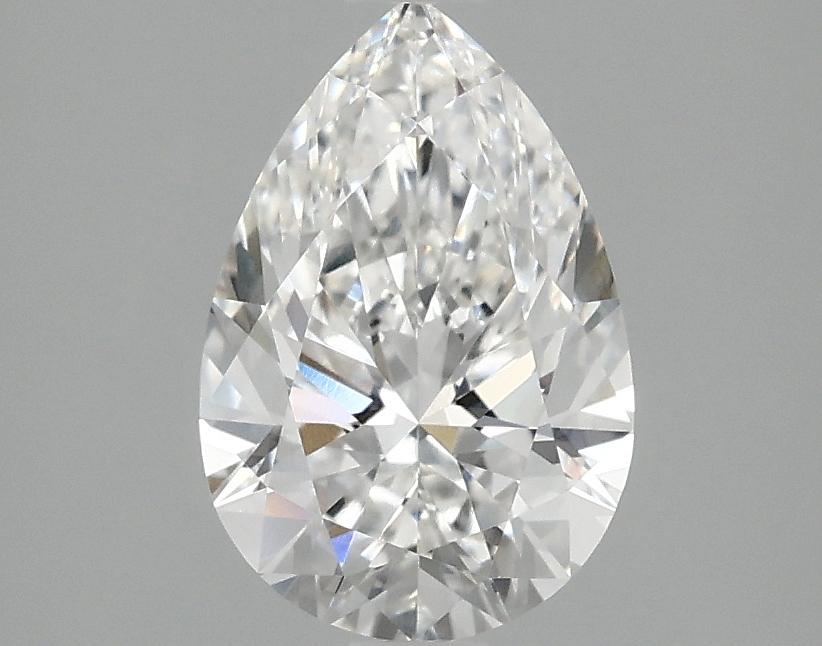 1.5 Carat Pear Shaped Excellent Cut VVS1 IGI Certified Lab Grown Diamond