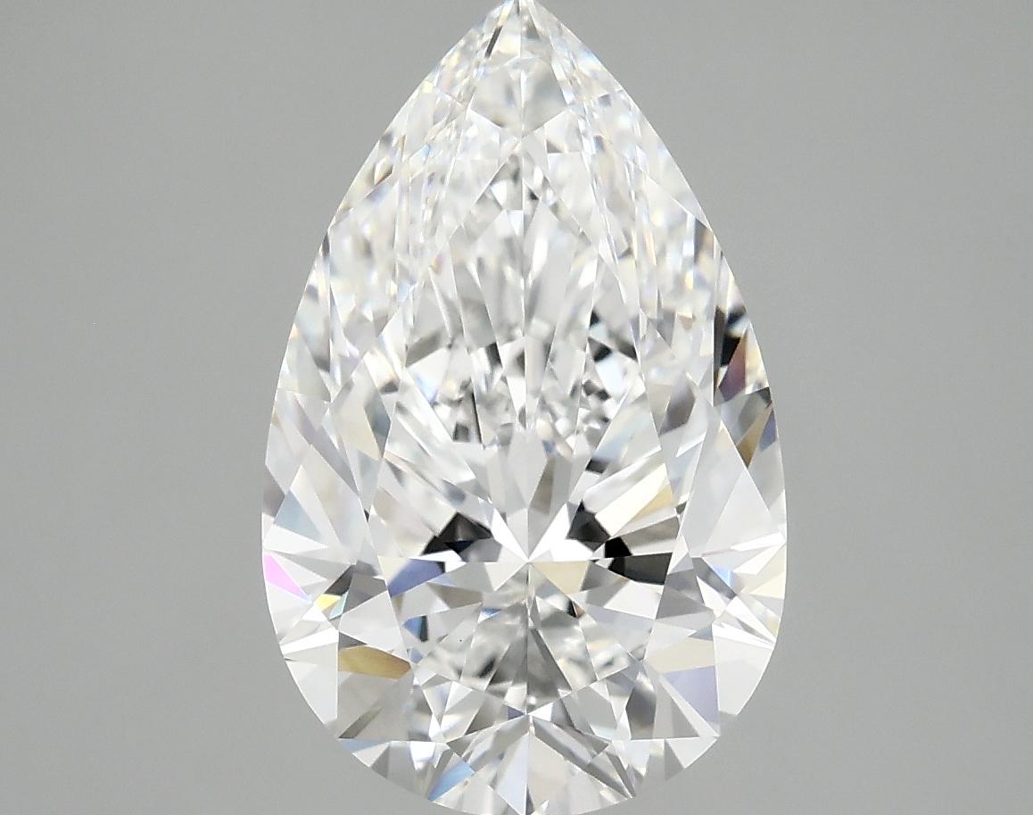 4.02 Carat Pear Shaped Ideal Cut VVS2 IGI Certified Lab Grown Diamond