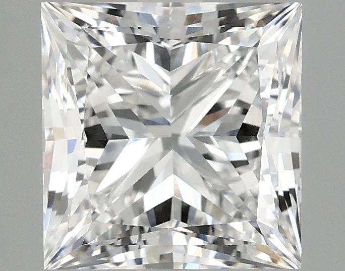3.02 Carat Princess Shaped Ideal Cut VVS2 IGI Certified Lab Grown Diamond