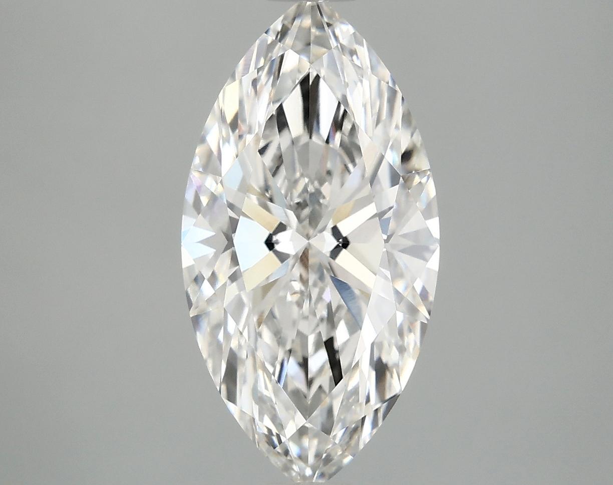 3.05 Carat Marquise Shaped Ideal Cut VVS2 IGI Certified Lab Grown Diamond