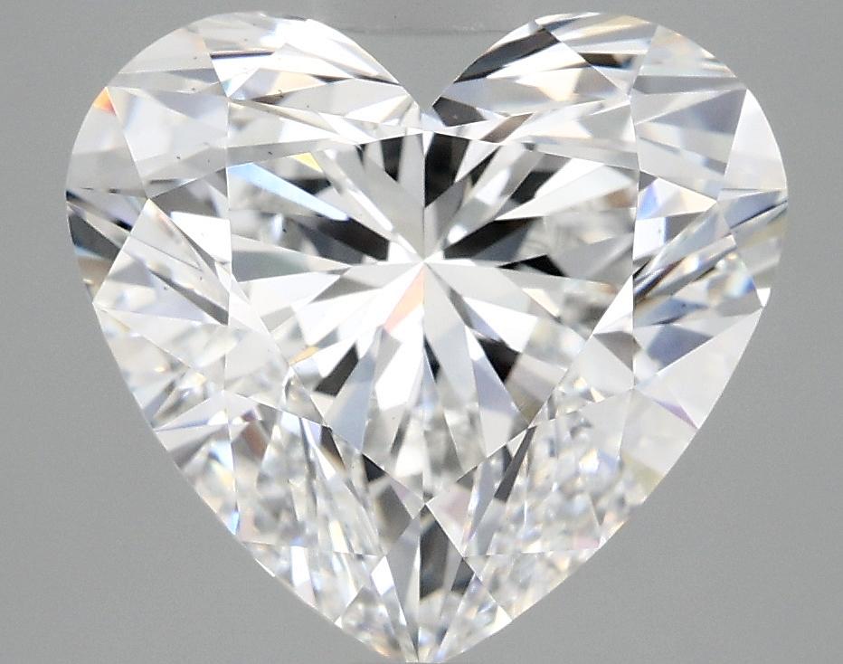 5.03 Carat Heart Shaped Ideal Cut VS2 IGI Certified Lab Grown Diamond