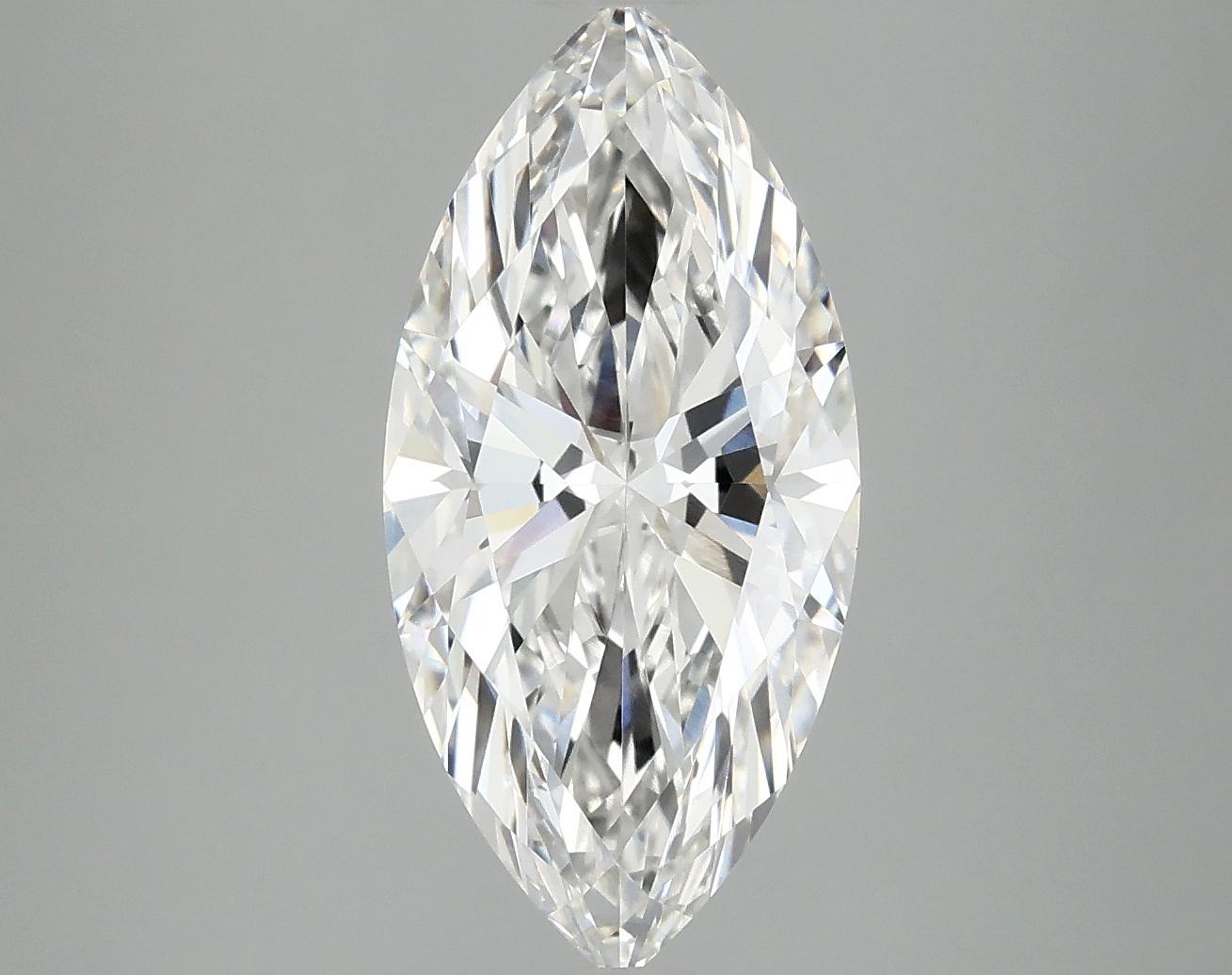 3.05 Carat Marquise Shaped Excellent Cut VS1 IGI Certified Lab Grown Diamond