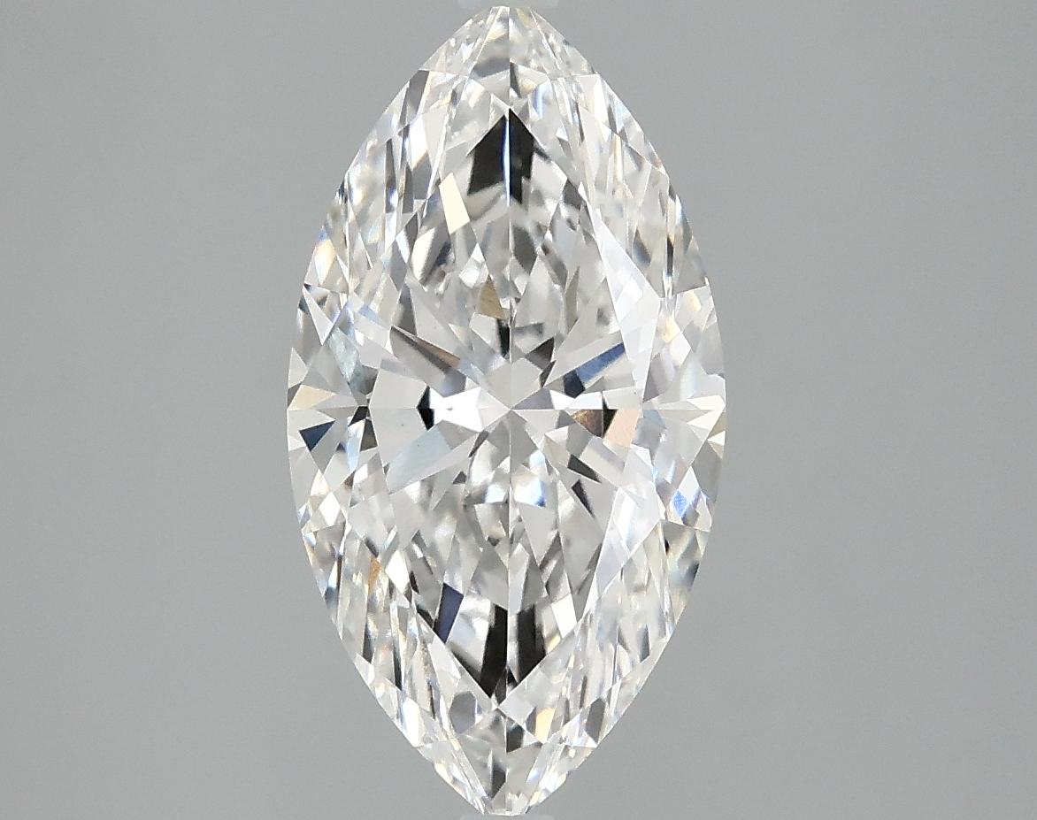 2.56 Carat Marquise Shaped Excellent Cut VVS2 IGI Certified Lab Grown Diamond