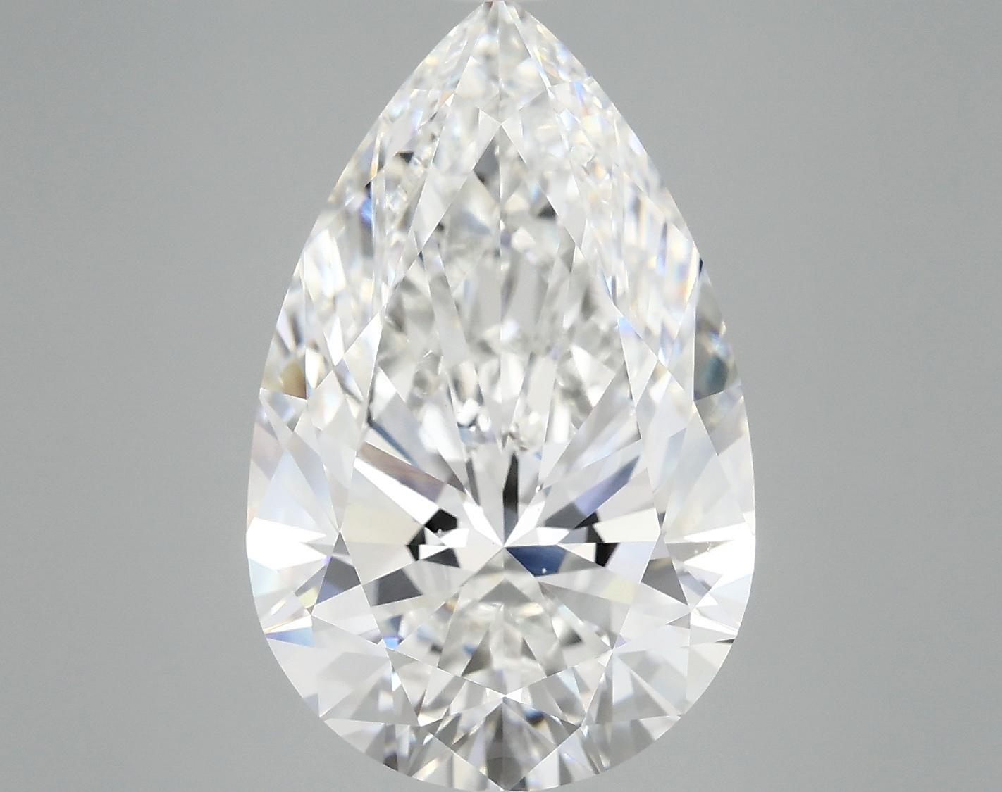 7.01 Carat Pear Shaped Ideal Cut VS2 IGI Certified Lab Grown Diamond