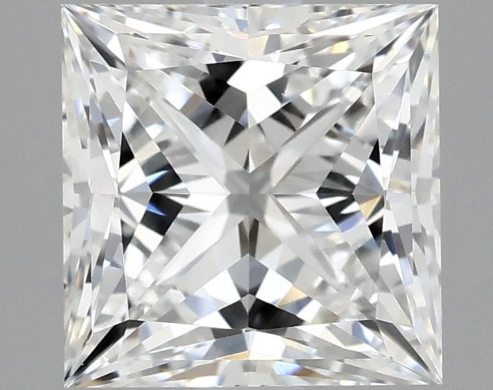 2.03 Carat Princess Shaped Ideal Cut VVS2 IGI Certified Lab Grown Diamond