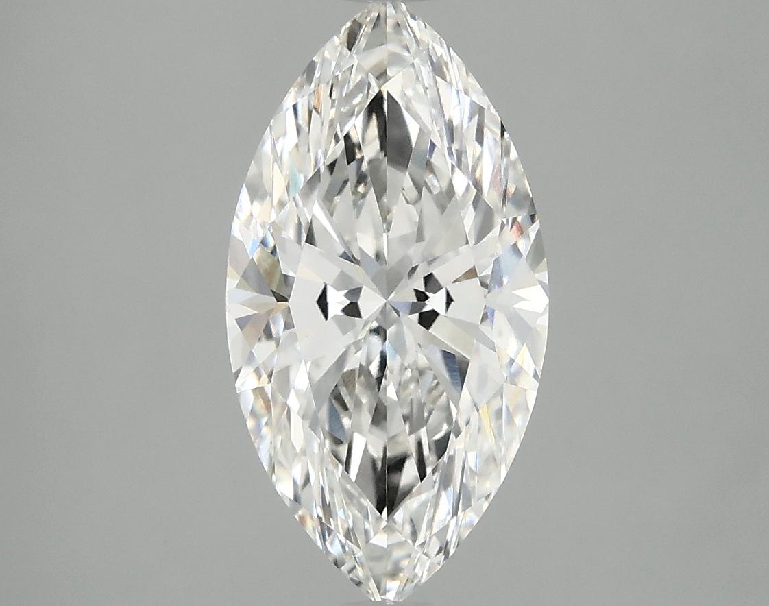 2.52 Carat Marquise Shaped Ideal Cut VVS2 IGI Certified Lab Grown Diamond