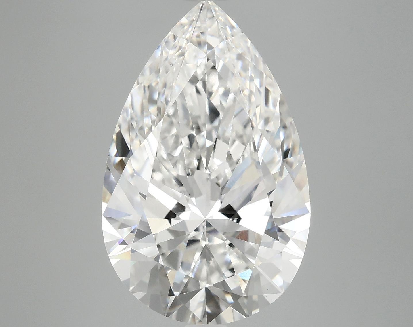 7.13 Carat Pear Shaped Ideal Cut VS1 IGI Certified Lab Grown Diamond
