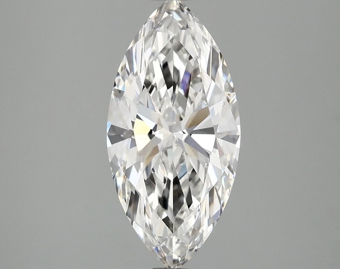 1.98 Carat Marquise Shaped Excellent Cut VVS2 IGI Certified Lab Grown Diamond