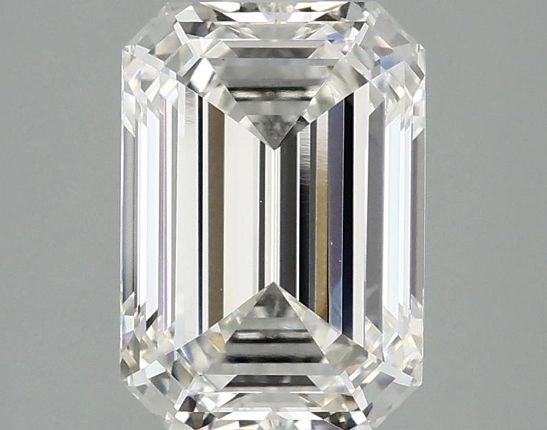 2.54 Carat Emerald Shaped Ideal Cut VVS2 IGI Certified Lab Grown Diamond