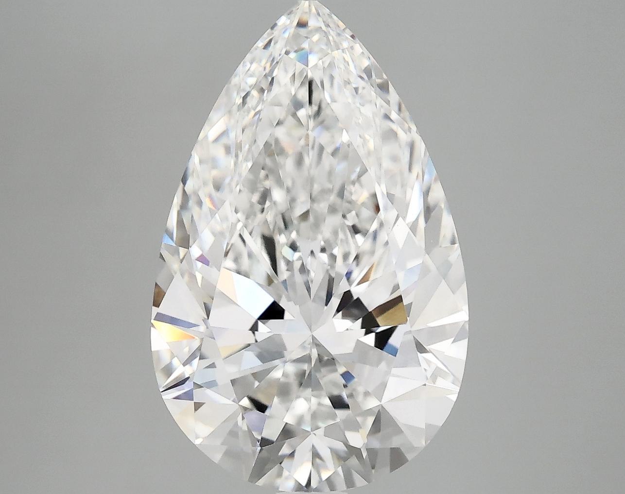 5.07 Carat Pear Shaped Ideal Cut VVS2 IGI Certified Lab Grown Diamond