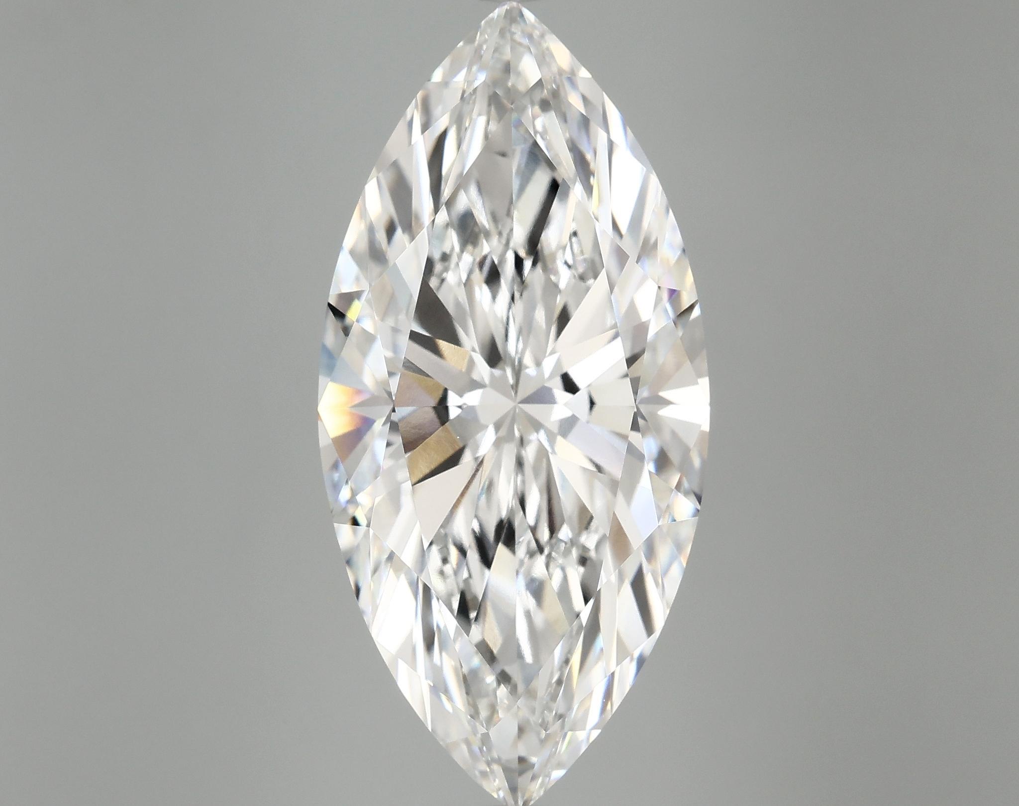 10.49 Carat Marquise Shaped Excellent Cut VVS2 IGI Certified Lab Grown Diamond