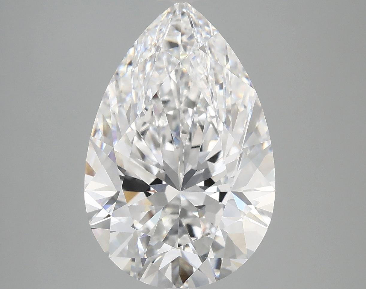 5.06 Carat Pear Shaped Excellent Cut VVS2 IGI Certified Lab Grown Diamond