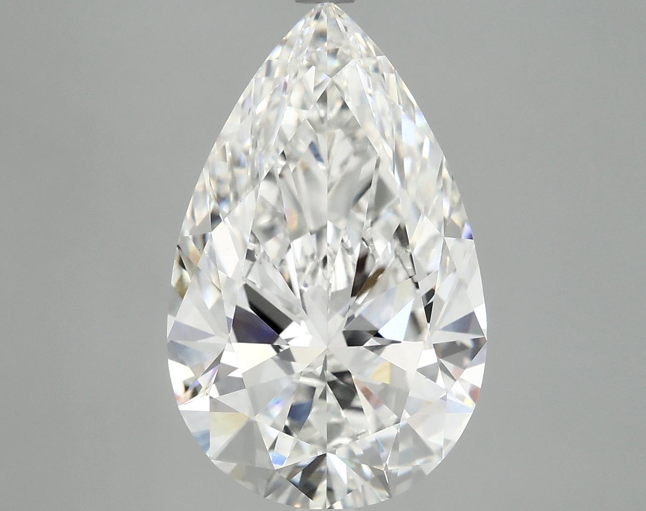 5.04 Carat Pear Shaped Ideal Cut VS1 IGI Certified Lab Grown Diamond