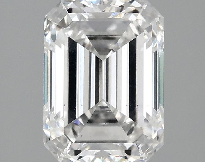 2.01 Carat Emerald Shaped Excellent Cut VS2 IGI Certified Lab Grown Diamond
