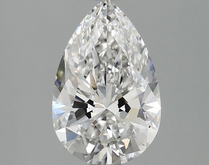 1.59 Carat Pear Shaped Ideal Cut VVS2 IGI Certified Lab Grown Diamond