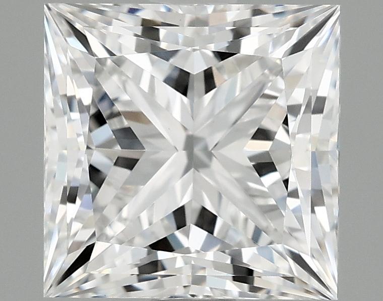 2.06 Carat Princess Shaped Ideal Cut VVS2 IGI Certified Lab Grown Diamond