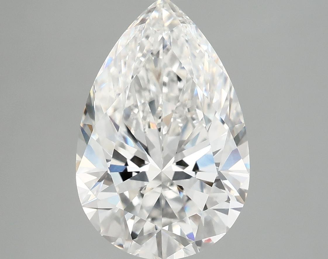 3.94 Carat Pear Shaped Excellent Cut VVS2 IGI Certified Lab Grown Diamond
