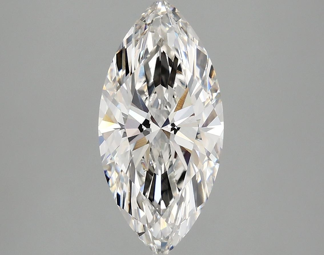 2.08 Carat Marquise Shaped Excellent Cut VVS2 IGI Certified Lab Grown Diamond