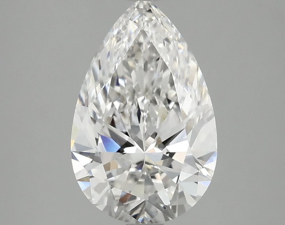 2.52 Carat Pear Shaped Ideal Cut VVS2 IGI Certified Lab Grown Diamond
