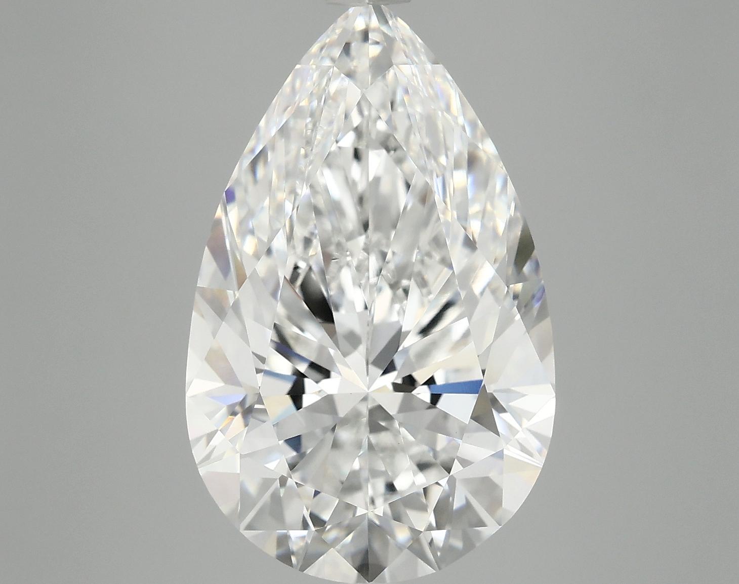 7.98 Carat Pear Shaped Ideal Cut VVS2 IGI Certified Lab Grown Diamond