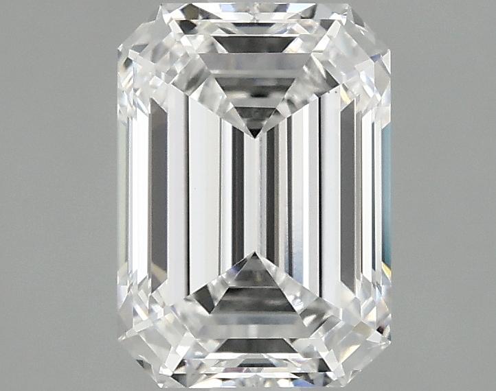 1.82 Carat Emerald Shaped Ideal Cut VVS2 IGI Certified Lab Grown Diamond