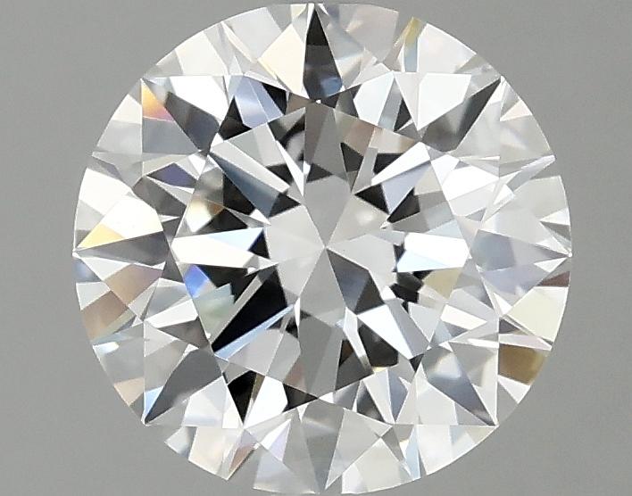 2.06 Carat Round Shaped Ideal Cut VVS2 IGI Certified Lab Grown Diamond