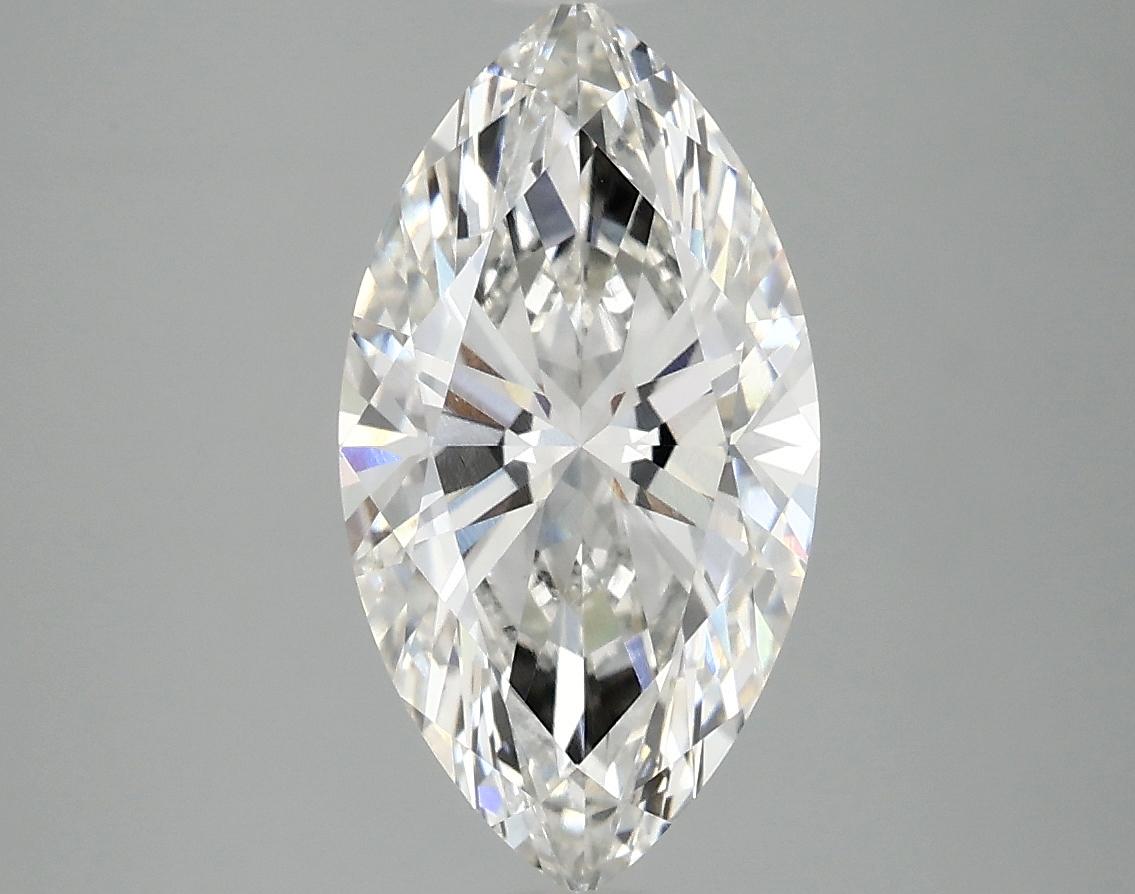 2.52 Carat Marquise Shaped Excellent Cut VVS2 IGI Certified Lab Grown Diamond