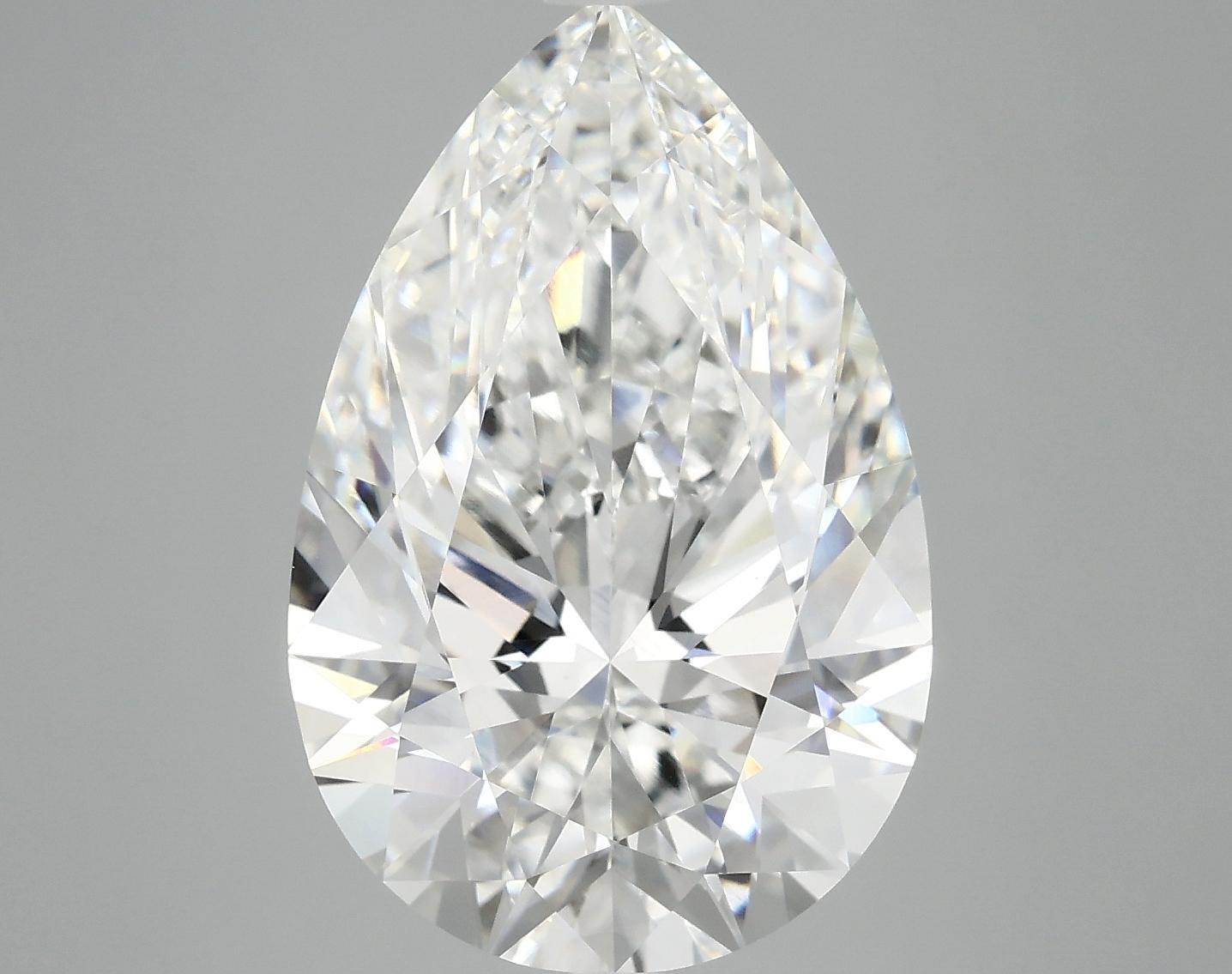 7.34 Carat Pear Shaped Excellent Cut VS1 IGI Certified Lab Grown Diamond