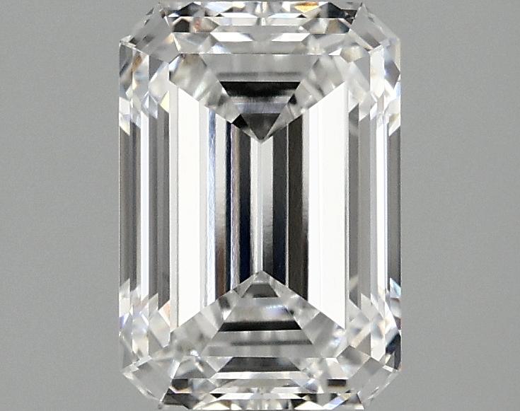 2.01 Carat Emerald Shaped Ideal Cut VVS2 IGI Certified Lab Grown Diamond