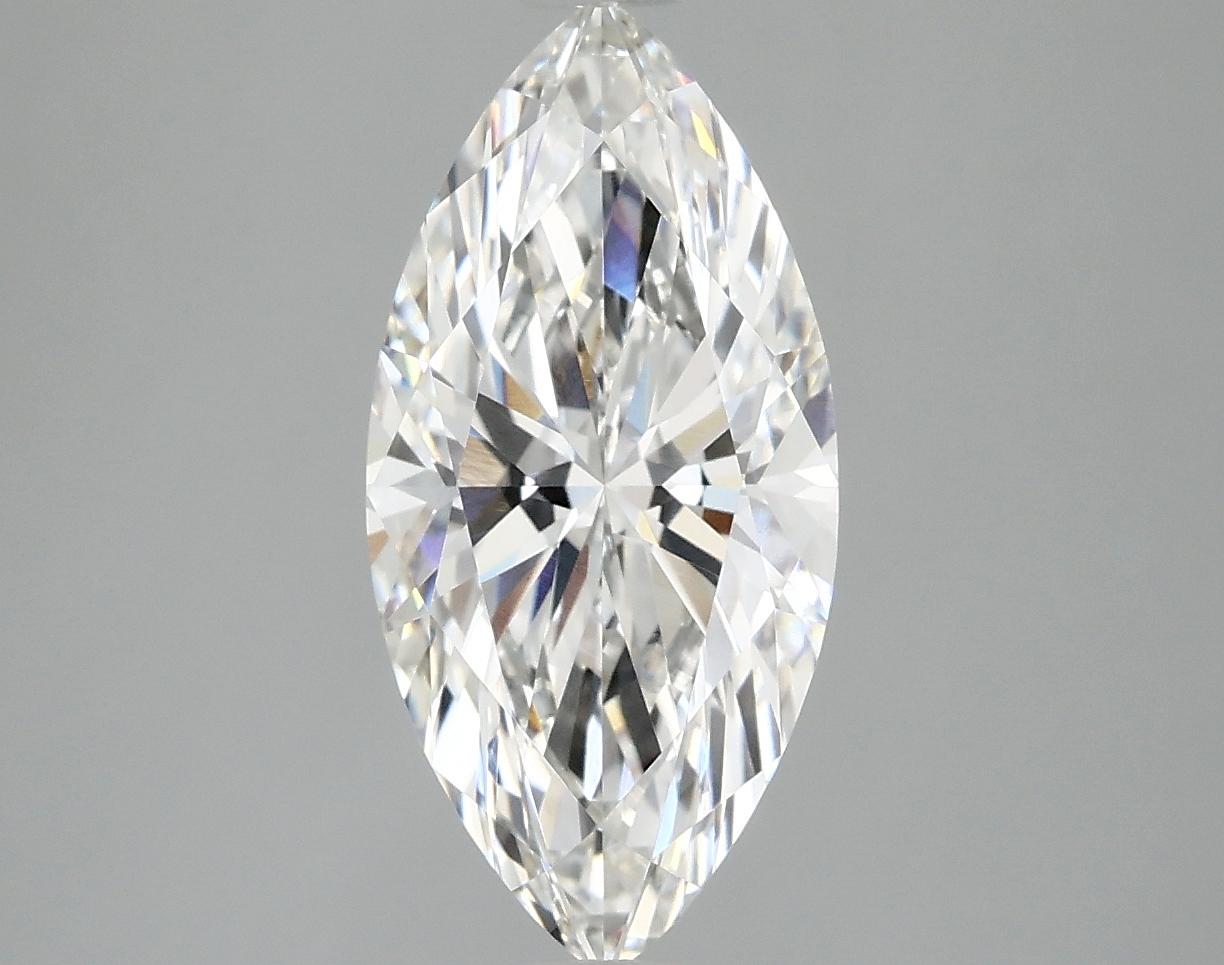 2.58 Carat Marquise Shaped Excellent Cut VVS2 IGI Certified Lab Grown Diamond
