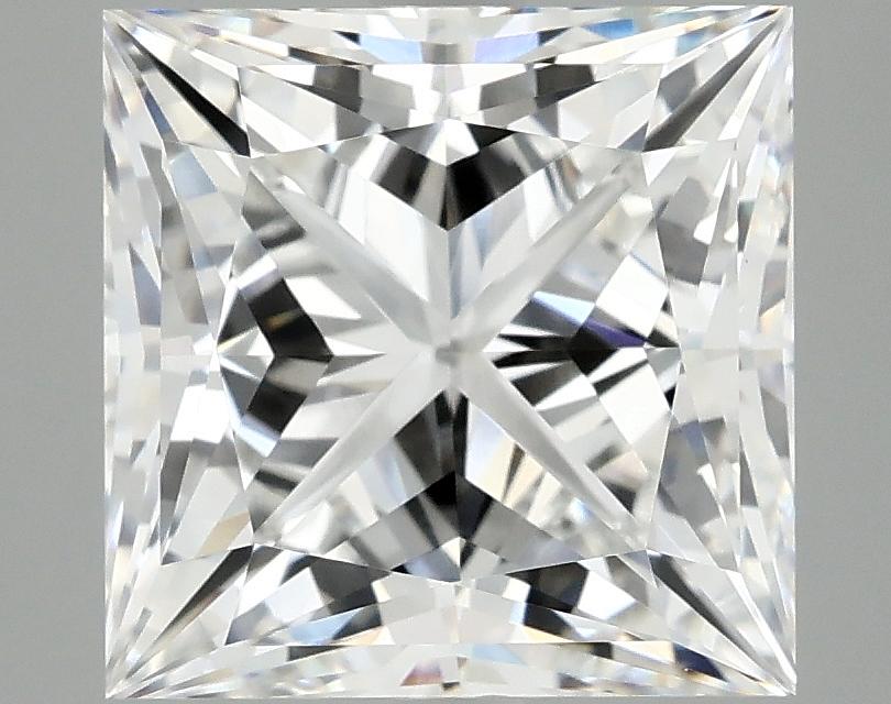 5.08 Carat Princess Shaped Ideal Cut VVS2 IGI Certified Lab Grown Diamond
