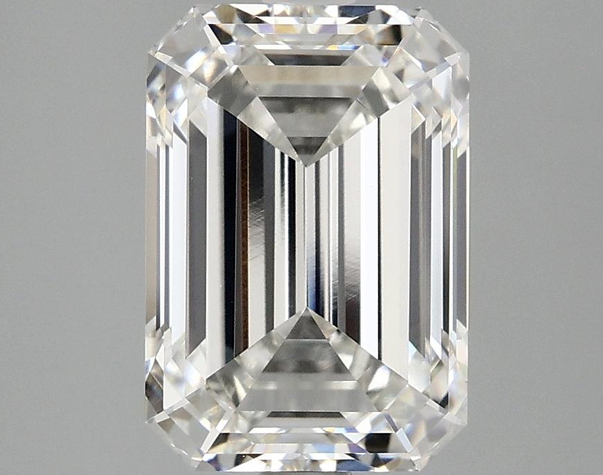 3.09 Carat Emerald Shaped Ideal Cut VVS2 IGI Certified Lab Grown Diamond