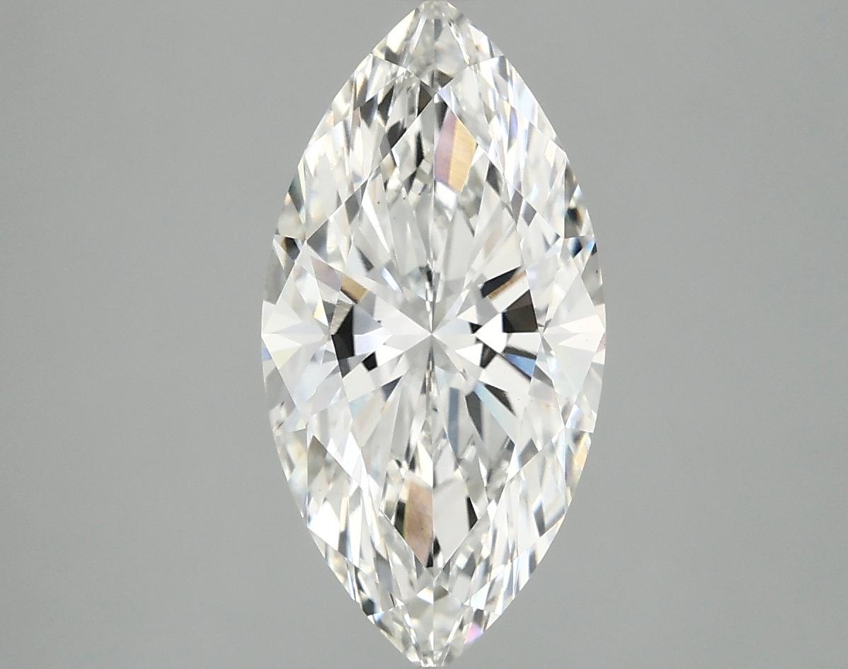 2.52 Carat Marquise Shaped Ideal Cut VVS2 IGI Certified Lab Grown Diamond