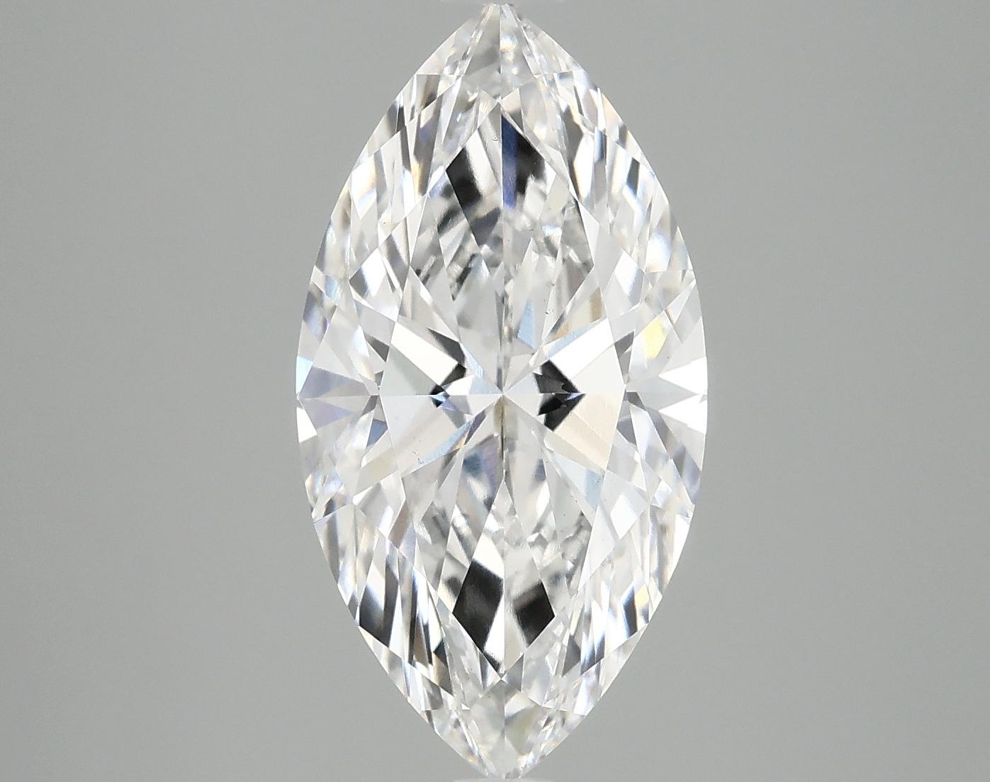 3.14 Carat Marquise Shaped Ideal Cut VS1 IGI Certified Lab Grown Diamond