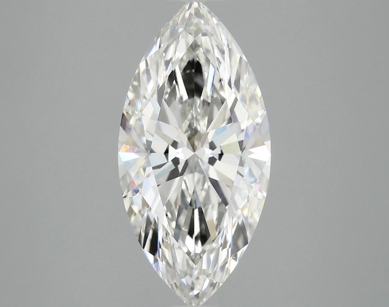 2.52 Carat Marquise Shaped Ideal Cut VS2 IGI Certified Lab Grown Diamond