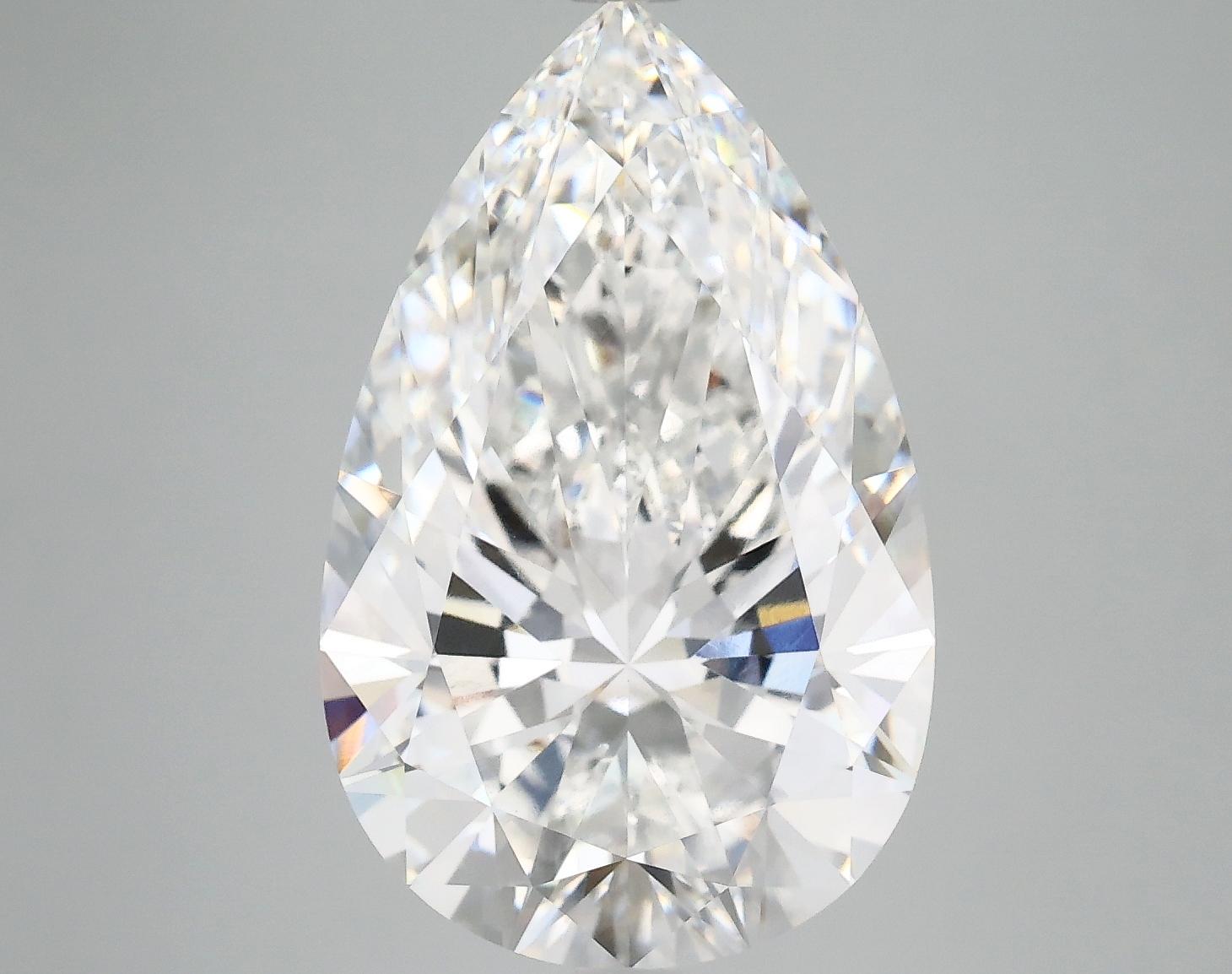 7.19 Carat Pear Shaped Ideal Cut VVS2 IGI Certified Lab Grown Diamond