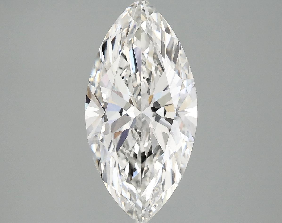 2.55 Carat Marquise Shaped Ideal Cut VVS2 IGI Certified Lab Grown Diamond