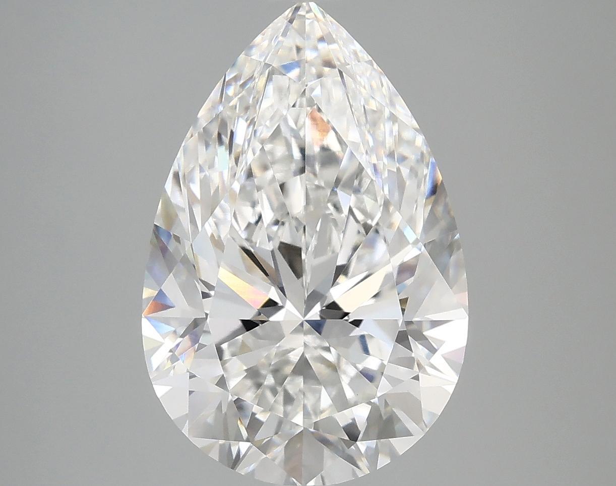 5.08 Carat Pear Shaped Excellent Cut VVS2 IGI Certified Lab Grown Diamond