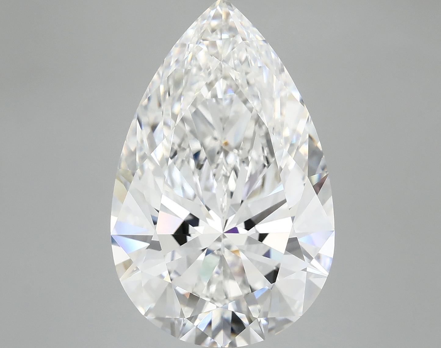 7.5 Carat Pear Shaped Ideal Cut VVS2 IGI Certified Lab Grown Diamond