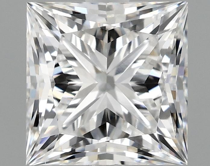 1.51 Carat Princess Shaped Ideal Cut VS1 IGI Certified Lab Grown Diamond
