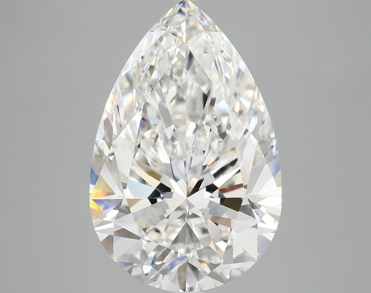 4.88 Carat Pear Shaped Excellent Cut VVS2 IGI Certified Lab Grown Diamond