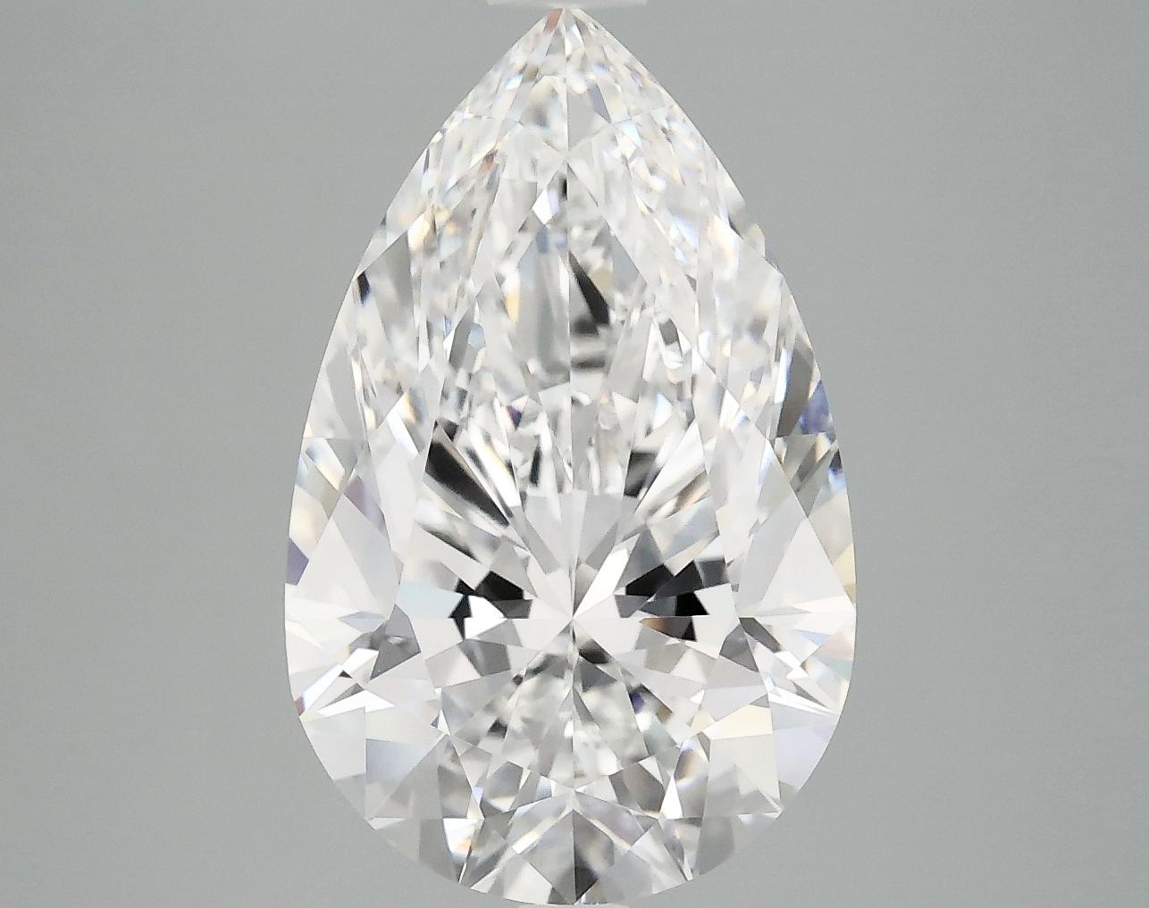 5.06 Carat Pear Shaped Ideal Cut VVS2 IGI Certified Lab Grown Diamond