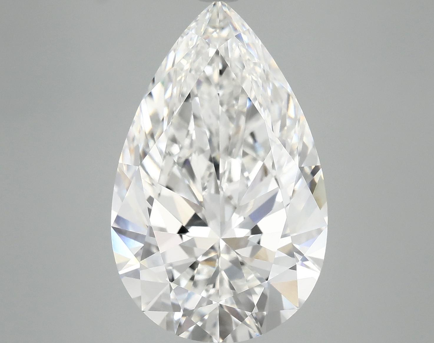 7.16 Carat Pear Shaped Ideal Cut VVS2 IGI Certified Lab Grown Diamond